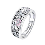 Anillo de Flor, Plata .925, Ame Glam Pop N°8