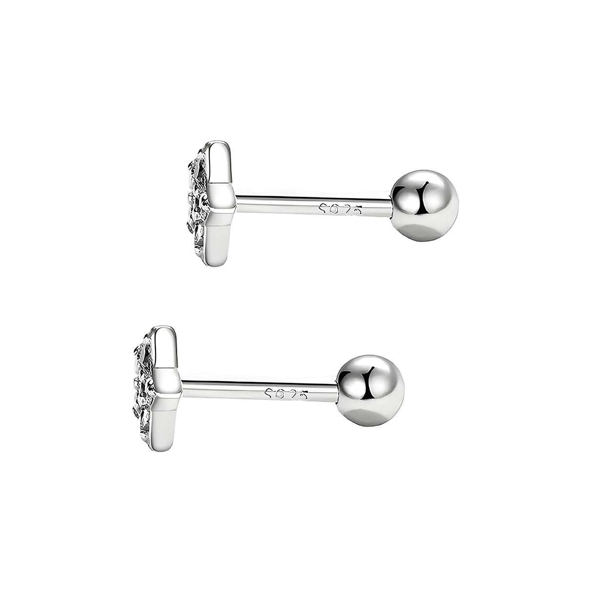 Aretes de Estrella, Plata .925, Ame Glam Pop