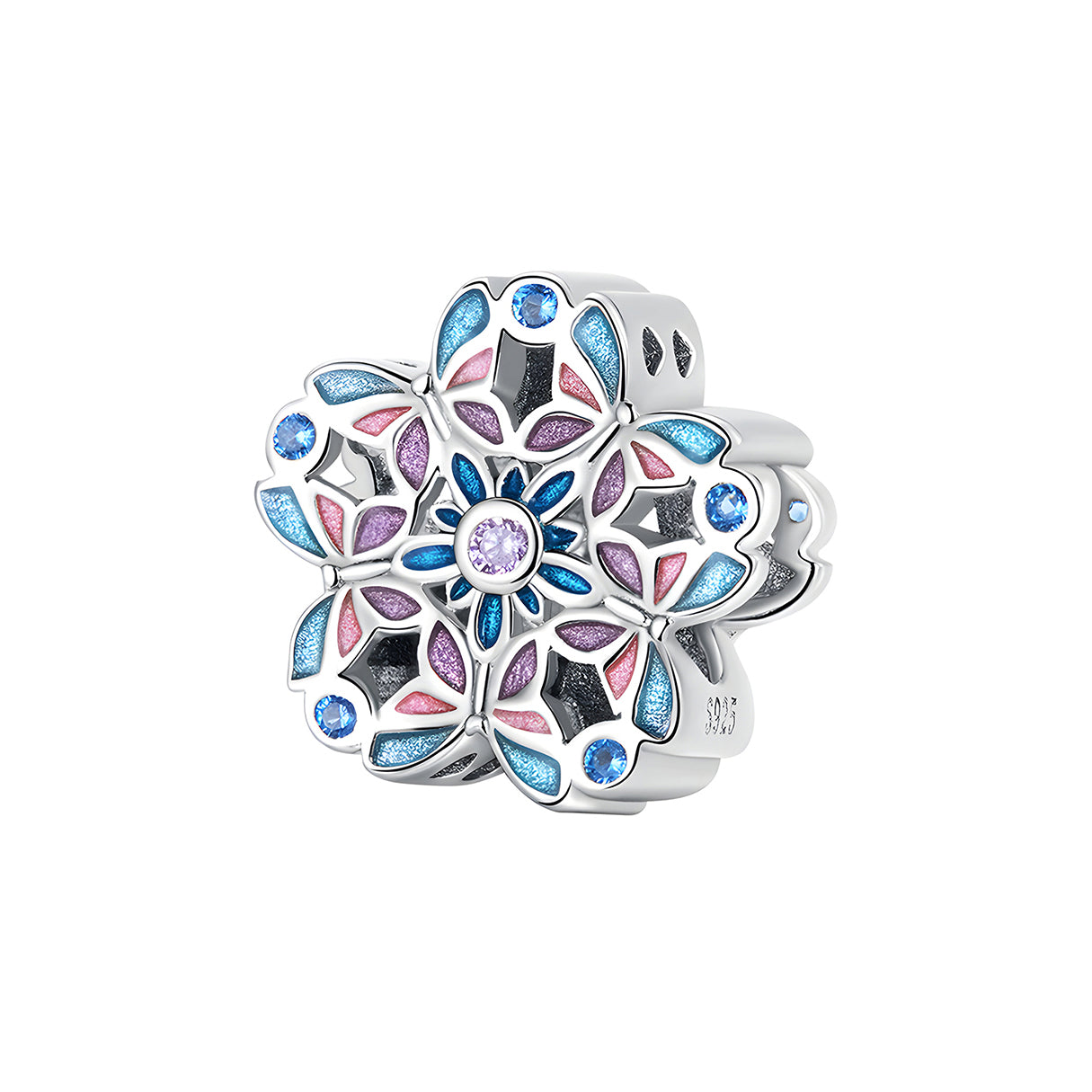 Charm de Flor, Plata .925, Ame Glam Pop