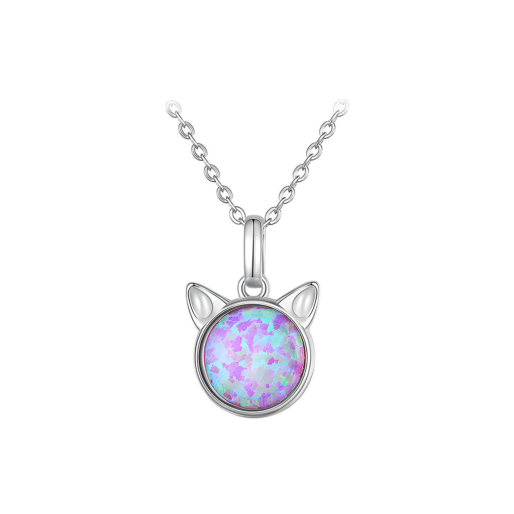 Collar de Plata .925, Mermaid Cat, Miow