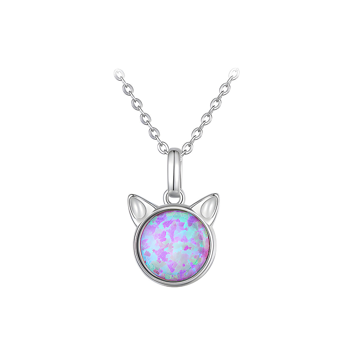 Collar de Plata .925, Mermaid Cat, Miow