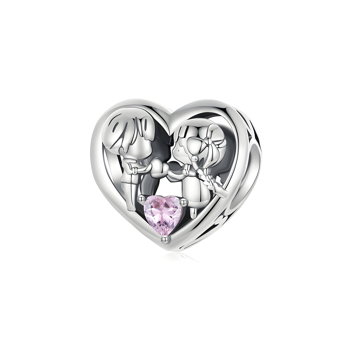 Charm de Corazón, Plata .925, Ame Glam Pop