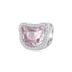 Charm de Plata .925, Pink Diamond, Miow