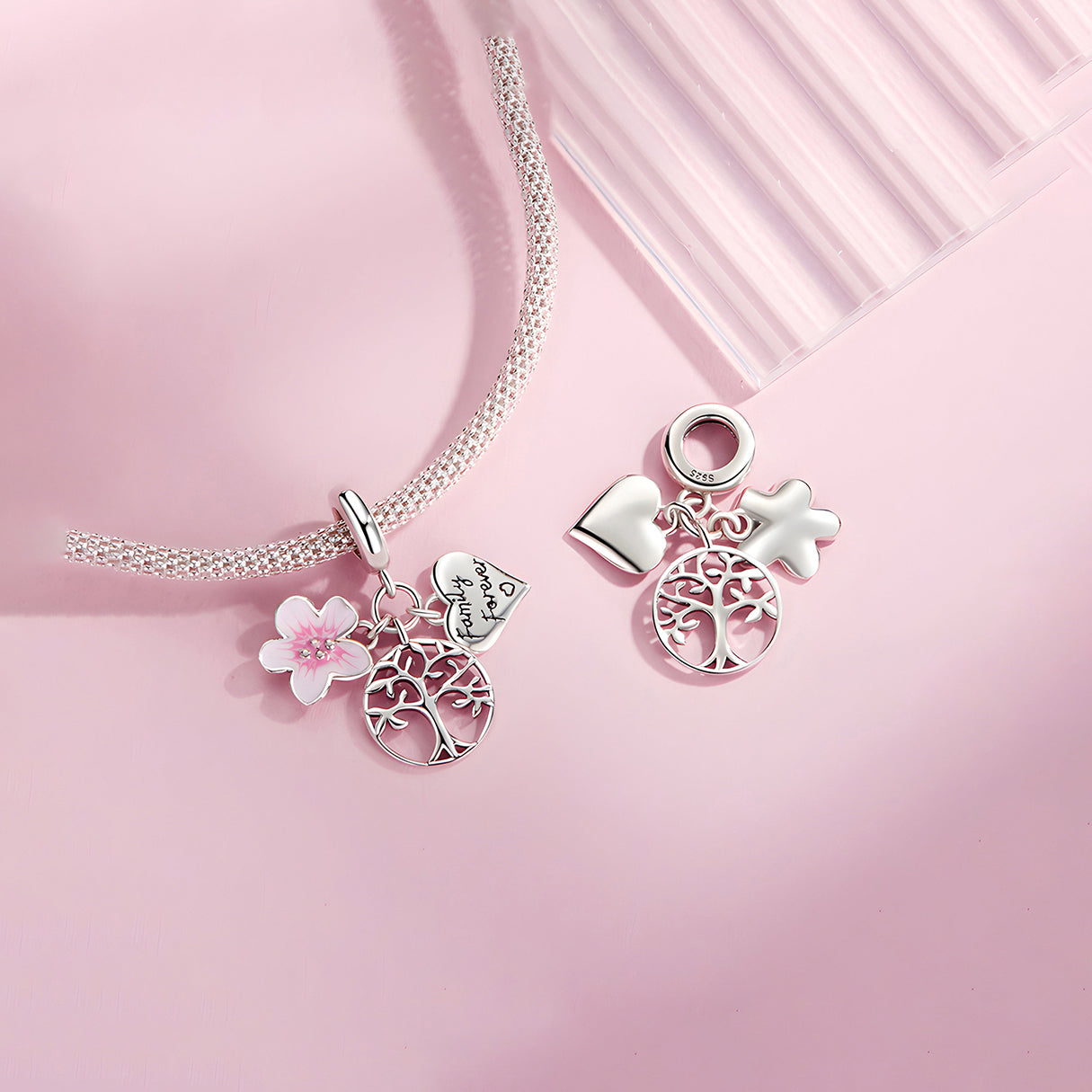 Charm de Árbol de La Vida, Plata .925, Ame Glam Pop