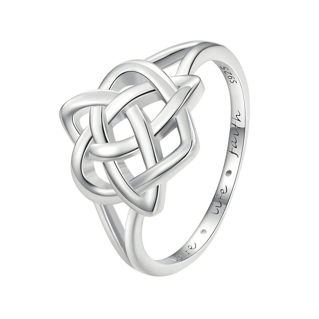 Anillo Nudo de Bruja, Plata .925, Ame Glam Pop N°6