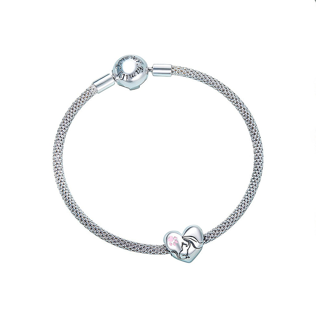 Charm de Plata .925, Cat Friendship, Miow
