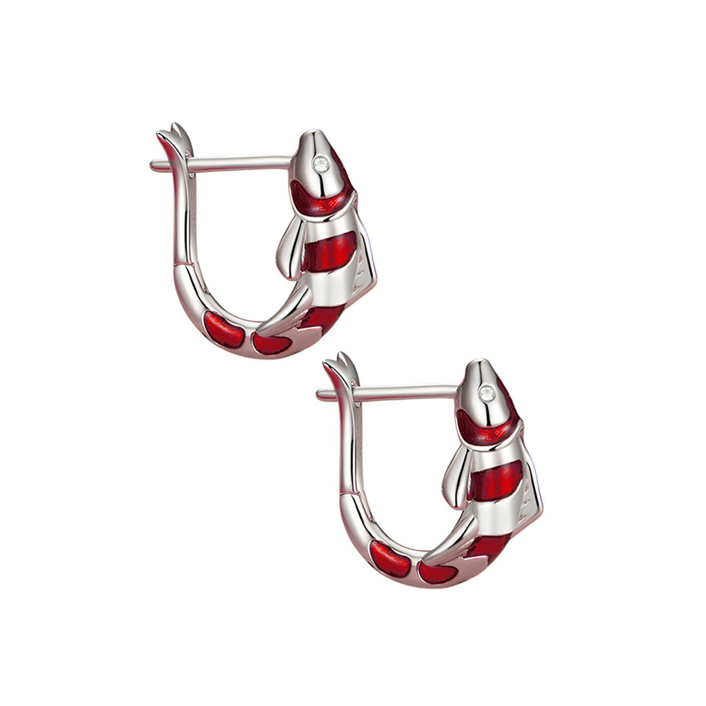 Aretes de Pez, Plata .925, Ame Glam Pop