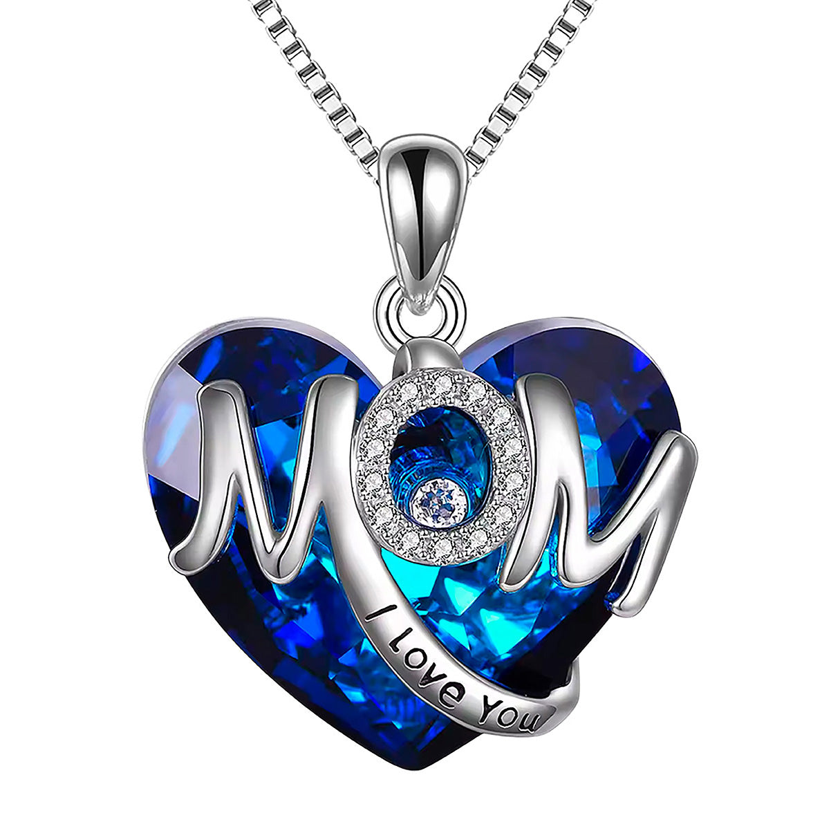 Collar de Corazón, Plata .925, Ame Glam Pop