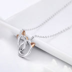 Collar de Plata .925, Twin Cats, Miow