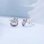 Aretes de Plata .925, Cheshire, Miow