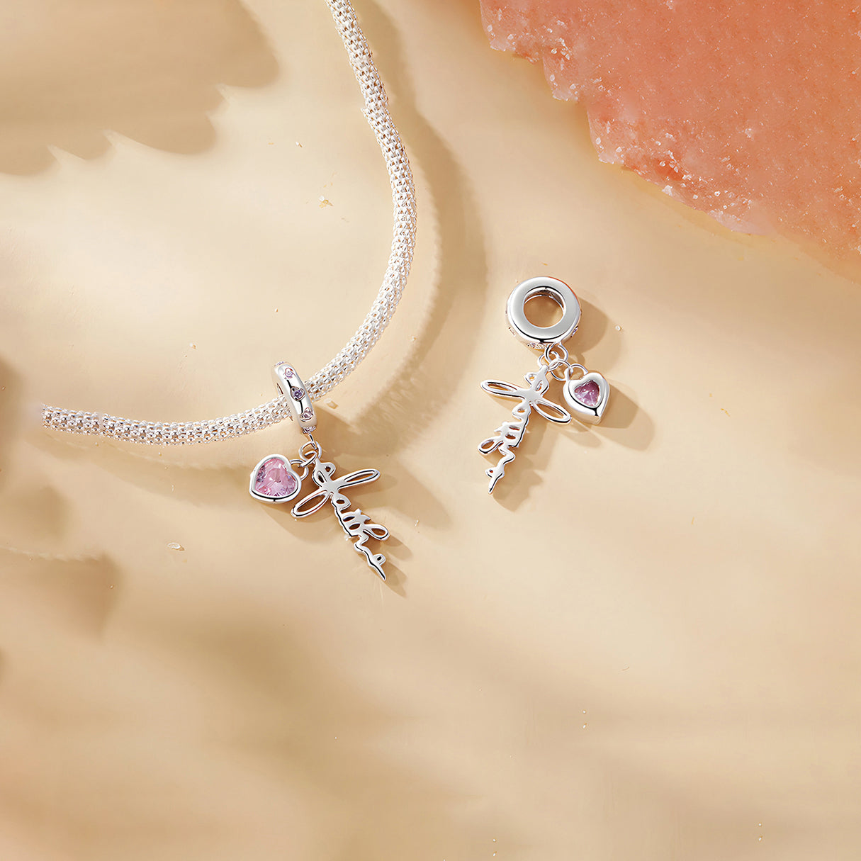 Charm de Corazón, Plata .925, Ame Glam Pop