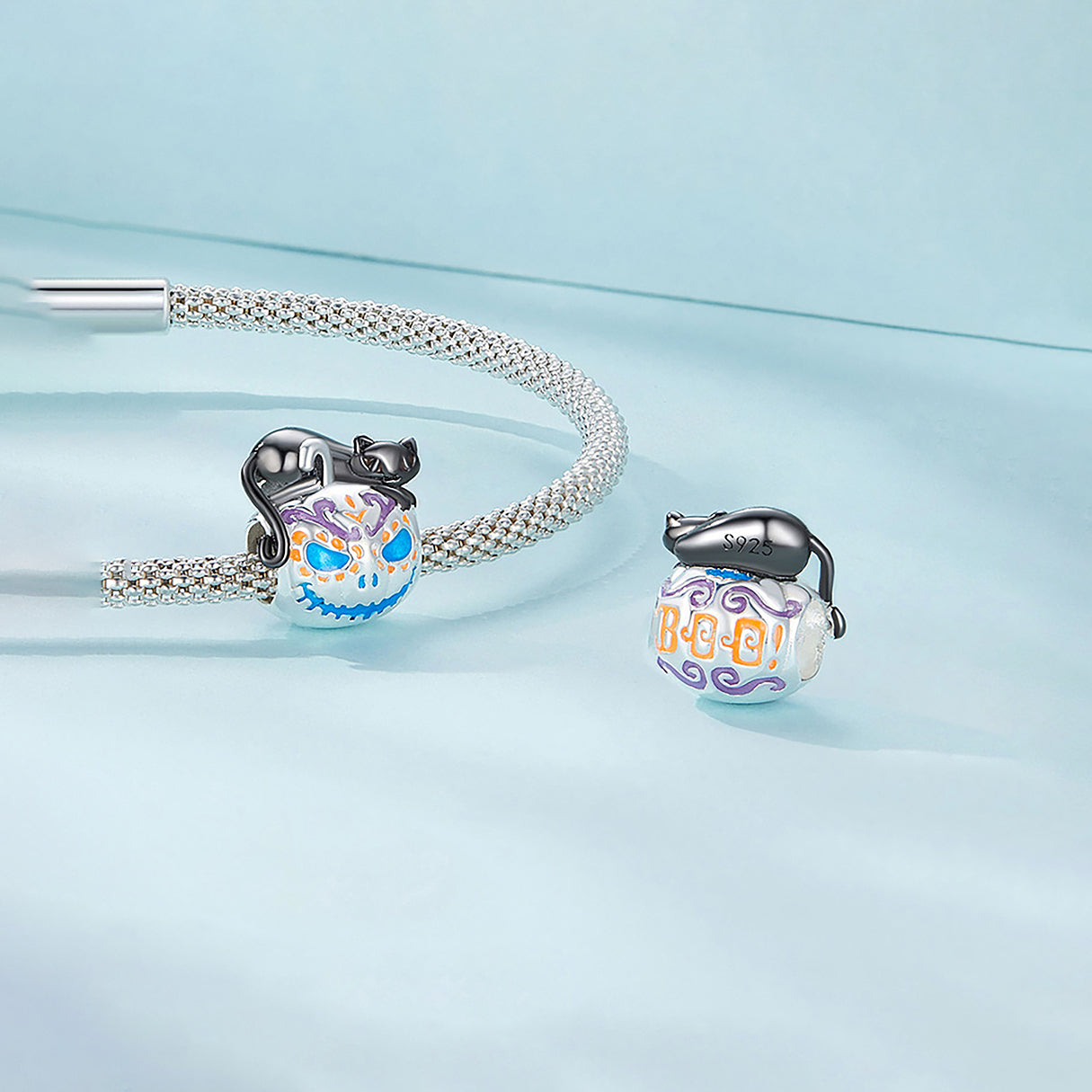 Charm de Plata .925, Scary Cat, Miow