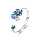 Anillo de Flor, Plata .925, Ame Glam Pop