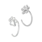 Aretes de Plata .925, Cat Paw, Miow