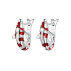 Aretes de Pez, Plata .925, Ame Glam Pop