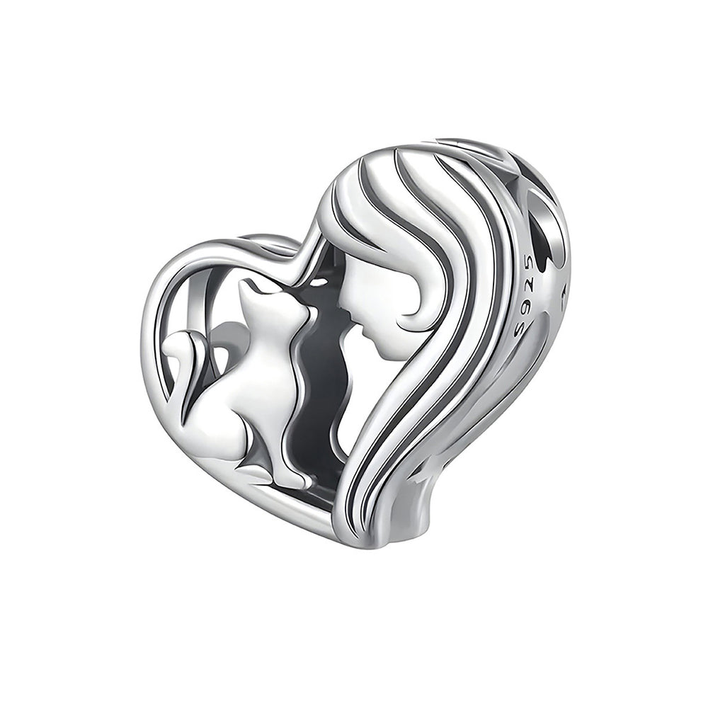 Charm de Plata .925, With You Cat, Miow