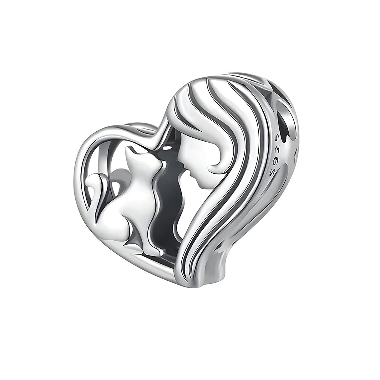 Charm de Plata .925, With You Cat, Miow