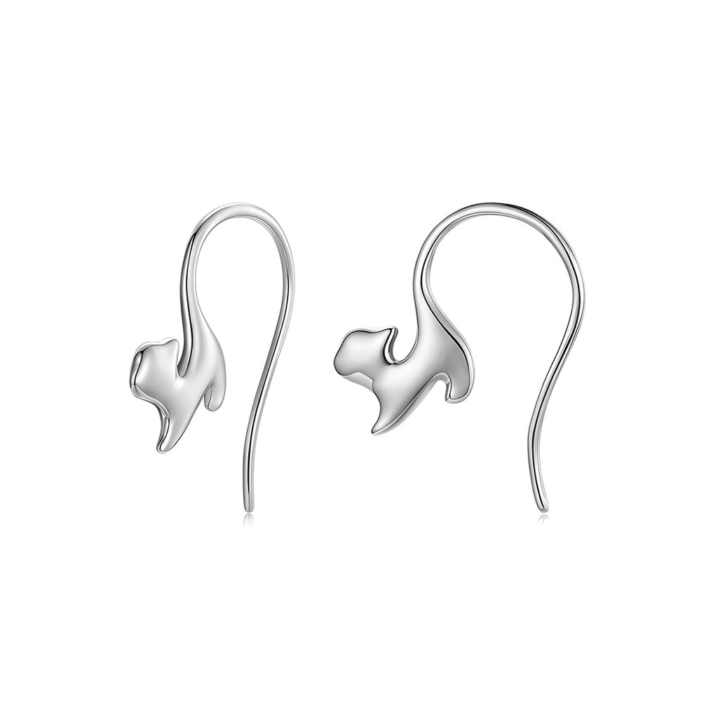 Aretes de Plata .925, Hanging Cats, Miow