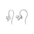 Aretes de Plata .925, Hanging Cats, Miow