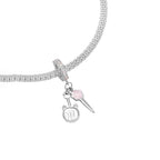 Charm de Plata .925, Pink Moon Cat, Miow