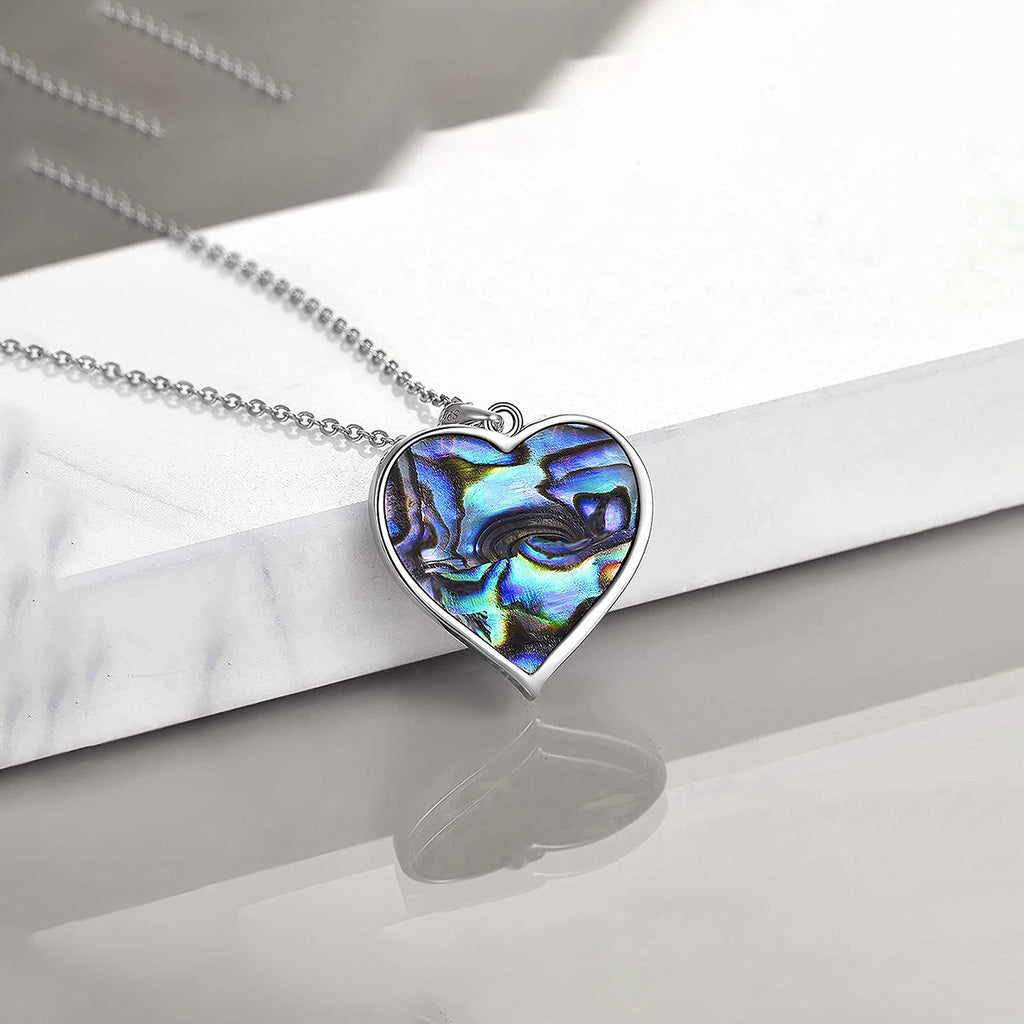 Collar de Plata .925, Cat  Abalone Shell, Miow