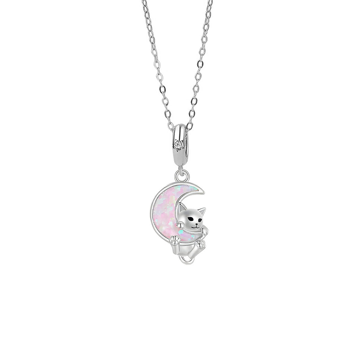 Charm de Plata .925, Frying Pan Cat, Miow