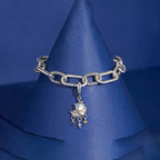 Charm de Plata .925, Astronaut Cat With Stars, Miow