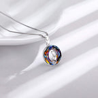 Collar de Plata .925, Cat Crystal, Miow