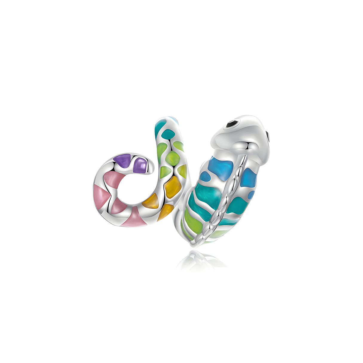 Charm de Camaleón, Plata .925, Ame Glam Pop