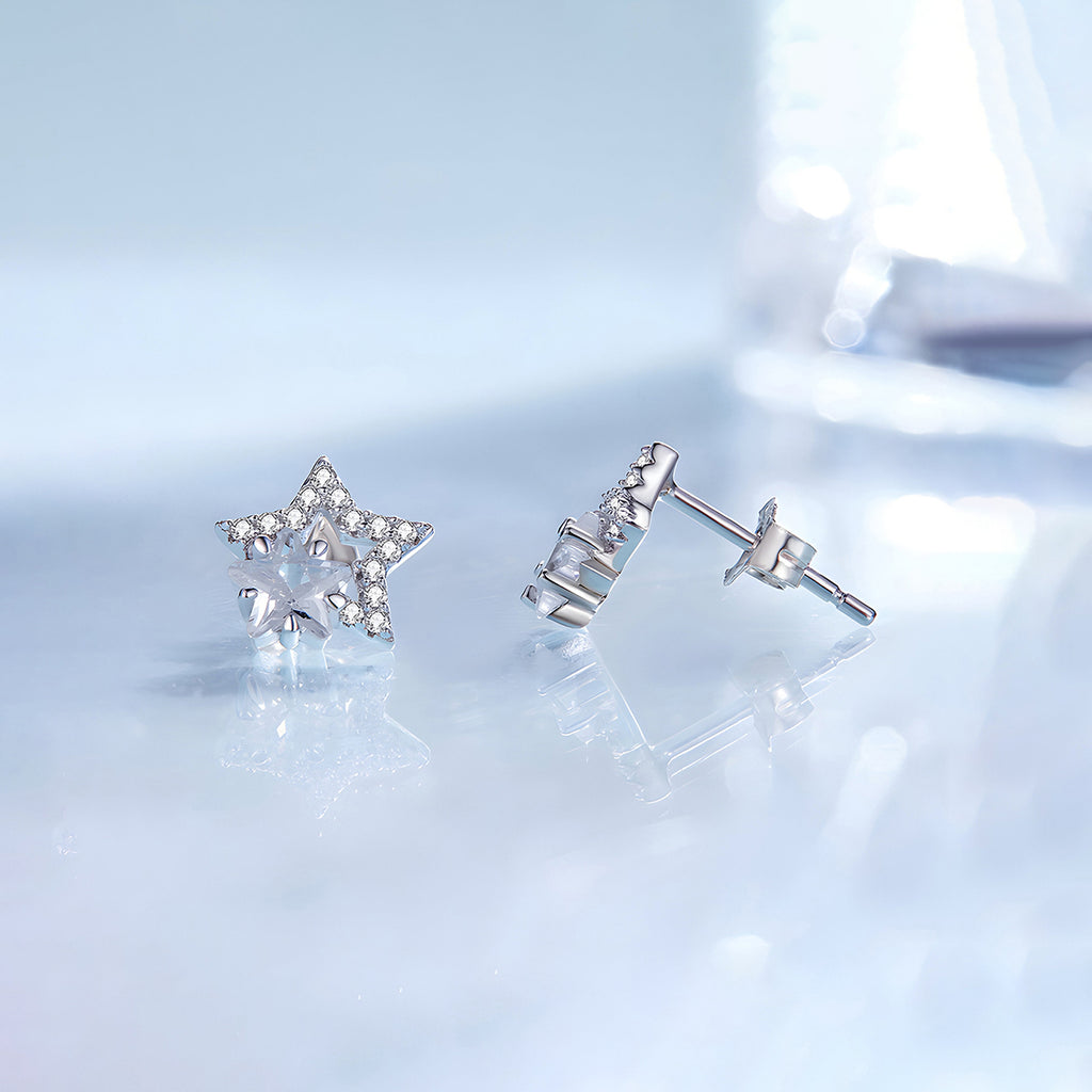 Aretes de Estrella, Plata .925, Ame Glam Pop