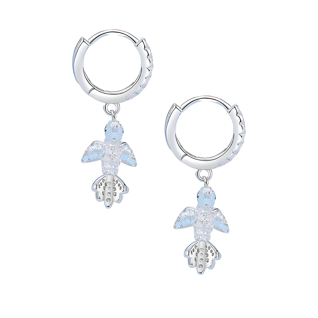 Aretes de Colibrí, Plata .925, Ame Glam Pop