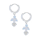 Aretes de Colibrí, Plata .925, Ame Glam Pop