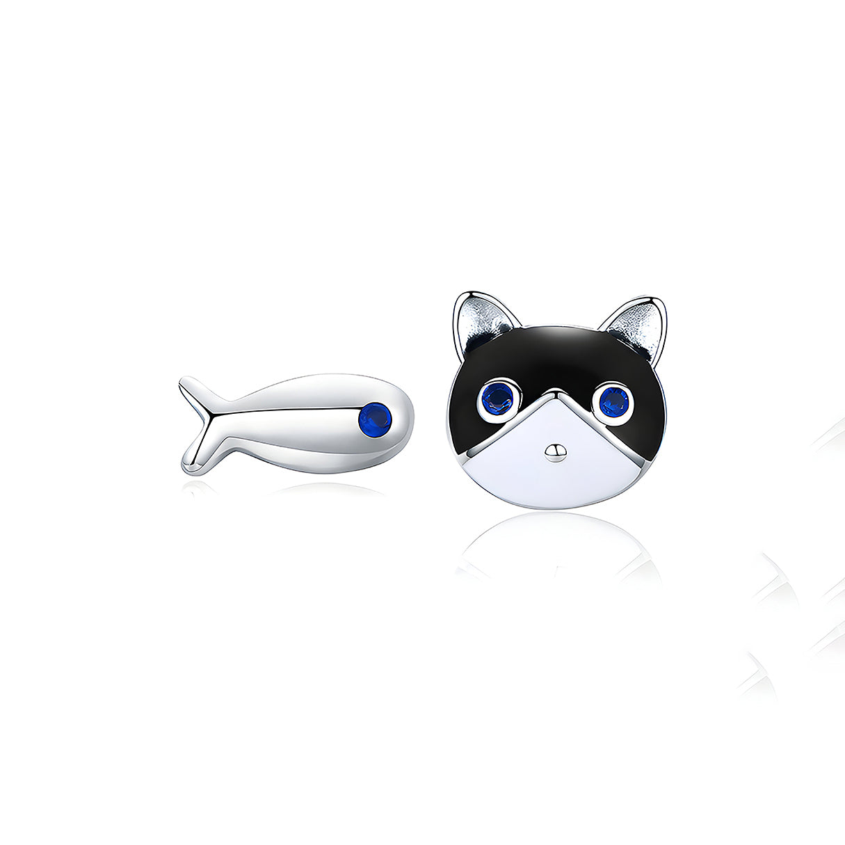 Aretes de Plata .925, Cat Fish, Miow