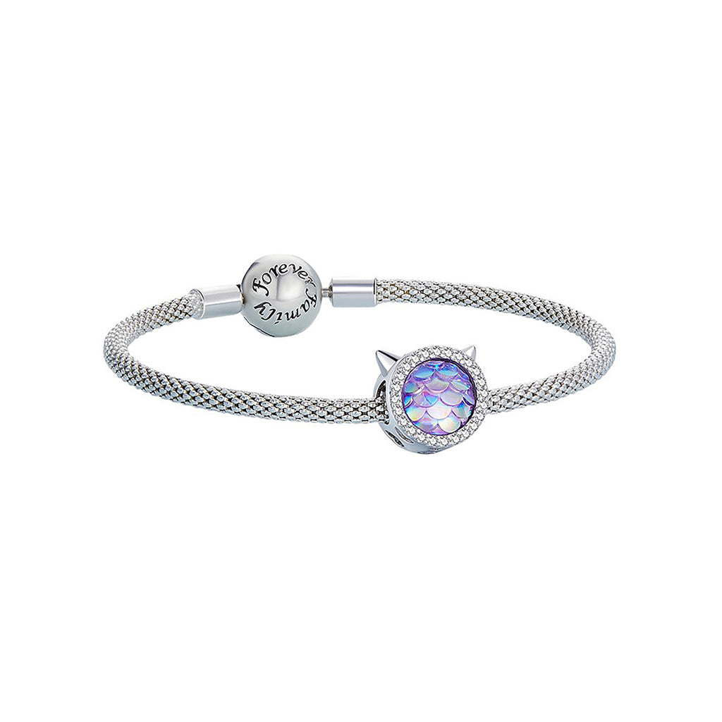 Charm de Plata .925, Mermaid Cat, Miow