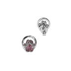 Aretes de Plata .925, Pink Twins, Miow