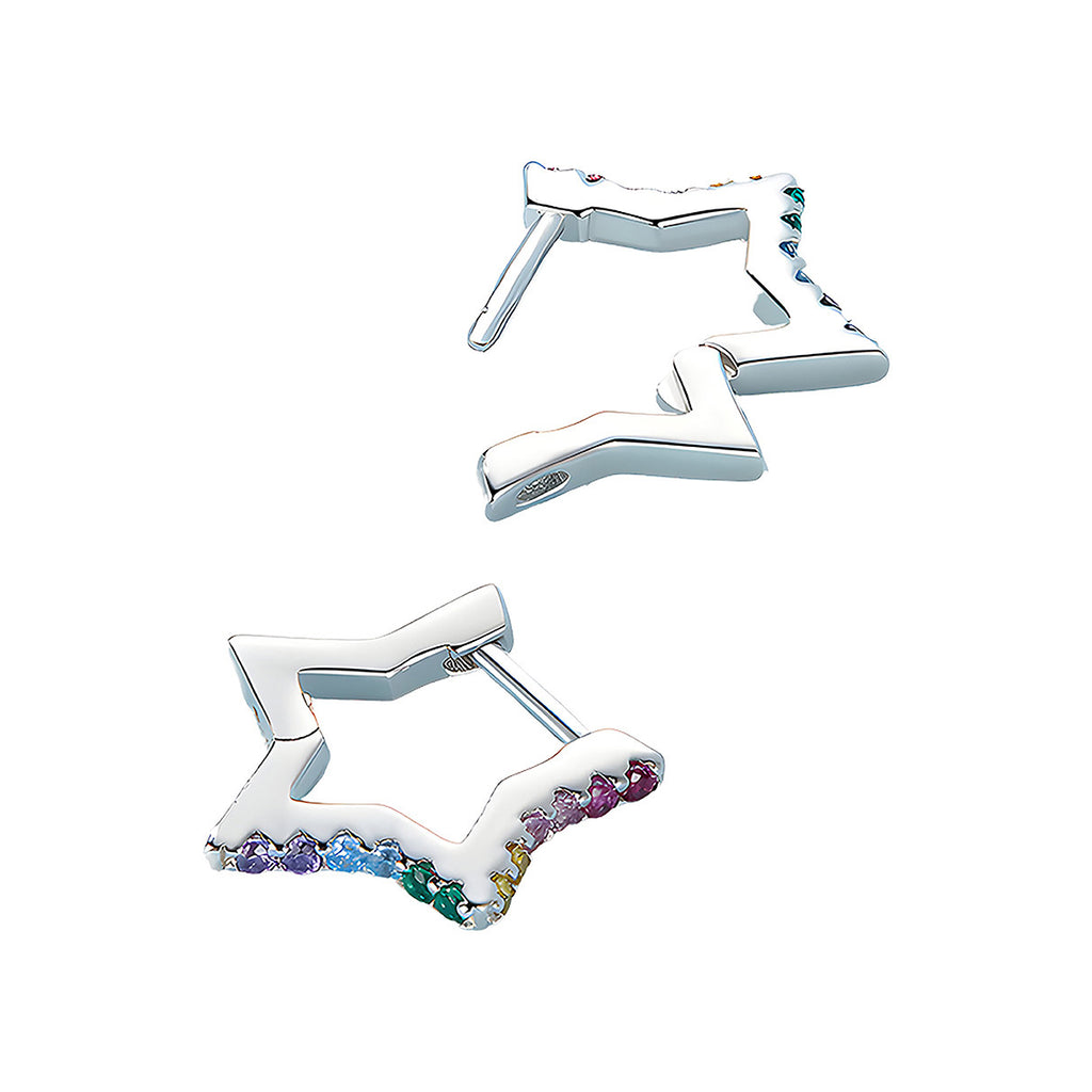 Aretes de Estrella, Plata .925, Ame Glam Pop