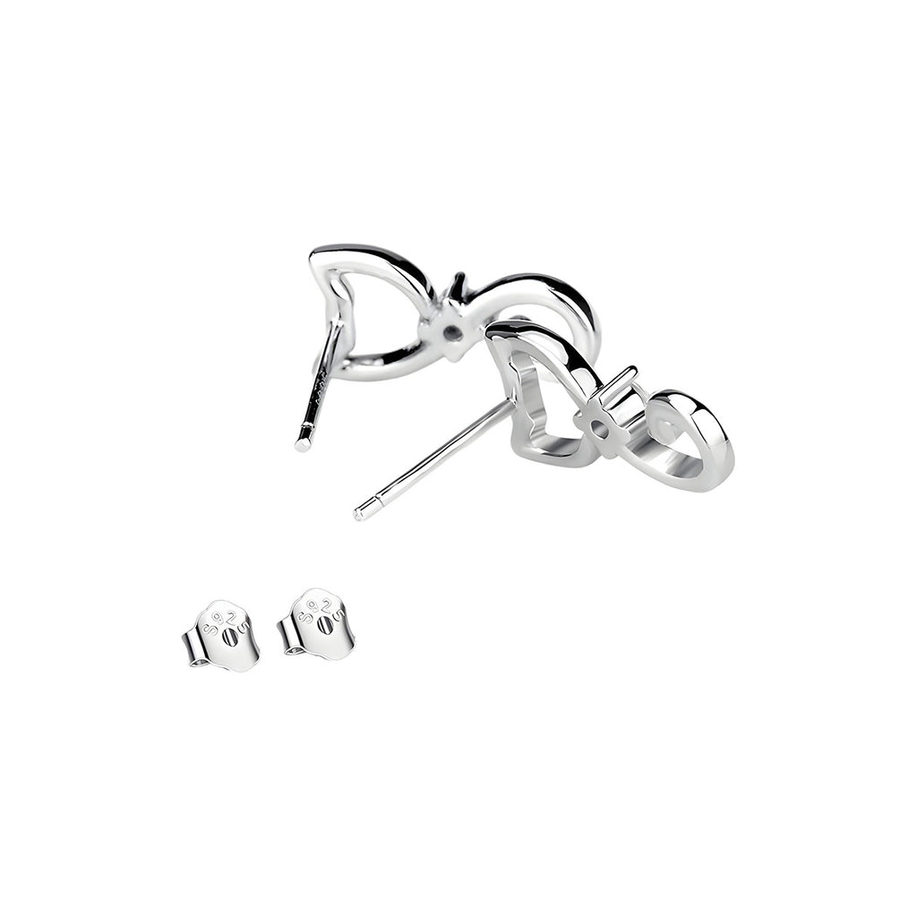 Aretes de Plata .925, Cat Stud, Miow