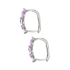 Aretes de Corazón, Plata .925, Ame Glam Pop