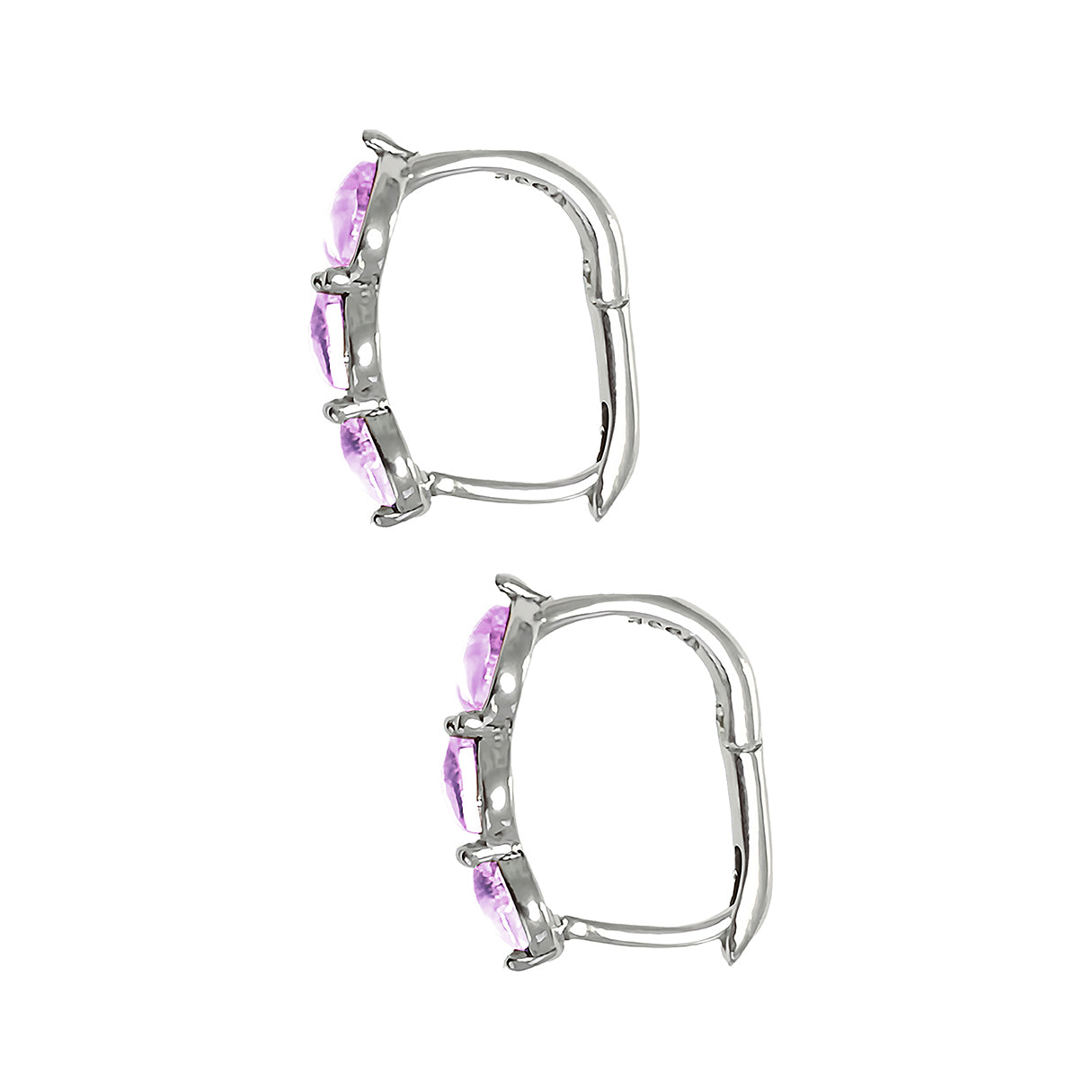 Aretes de Corazón, Plata .925, Ame Glam Pop