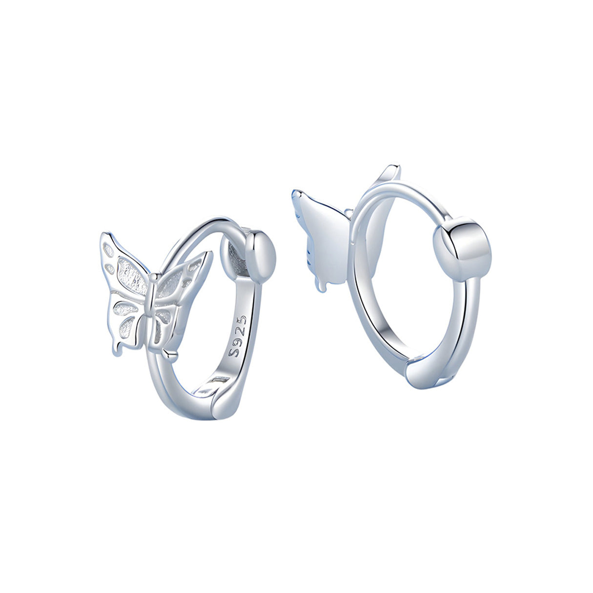 Aretes de Mariposa, Plata .925, Ame Glam Pop