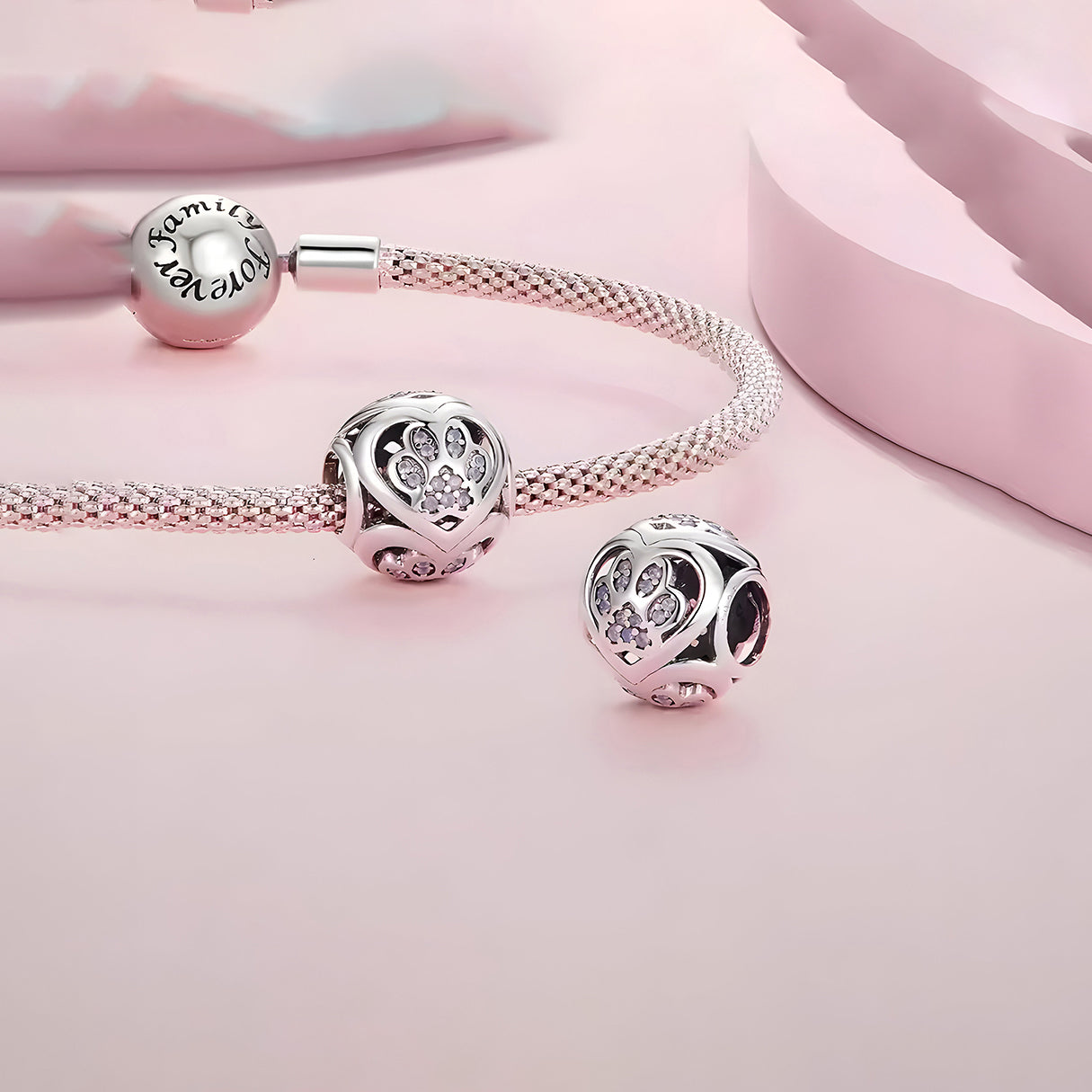 Charm de Plata .925, Footprint, Miow
