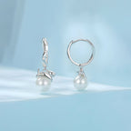 Aretes de Plata .925, Two Cat Sphere, Miow