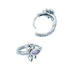 Aretes de Flor, Plata .925, Ame Glam Pop