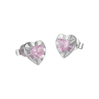 Aretes de Corazón, Plata .925, Ame Glam Pop