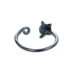 Anillo de Plata .925, Spiral Cat, Miow
