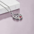 Collar de Corazón, Plata .925, Ame Glam Pop