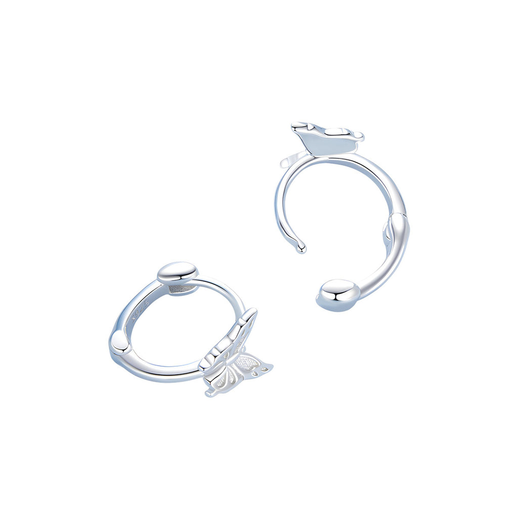 Aretes de Mariposa, Plata .925, Ame Glam Pop