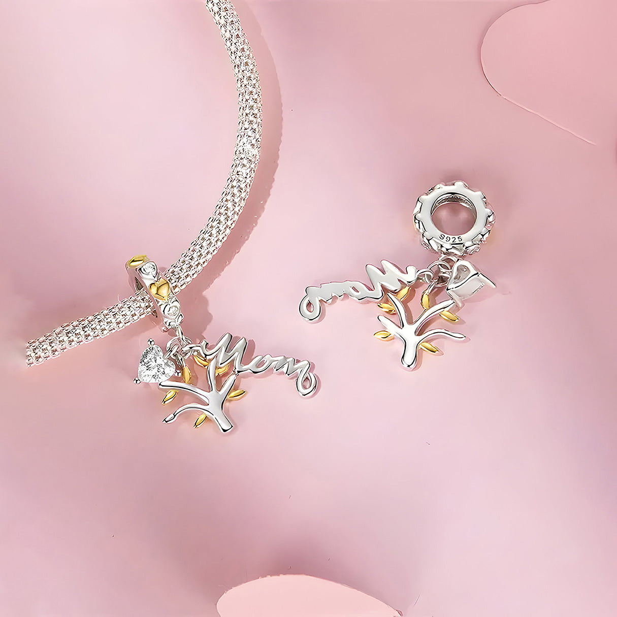 Charm de Árbol de La Vida, Plata .925, Ame Glam Pop