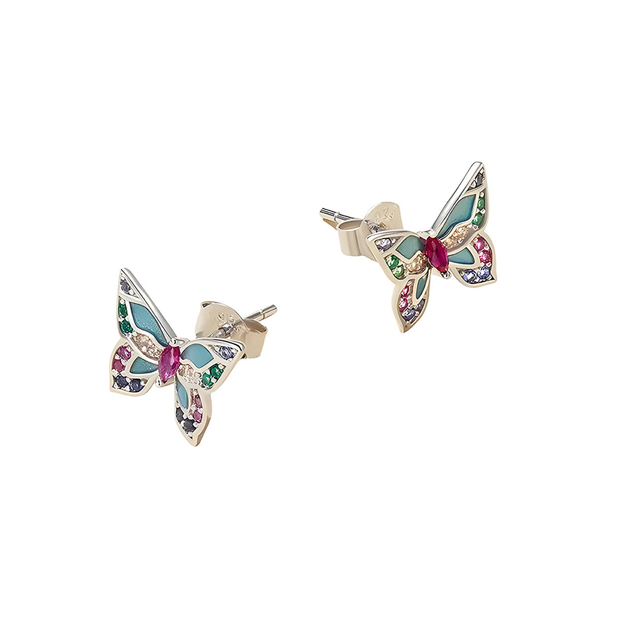 Aretes de Mariposa, Plata .925, Ame Glam Pop