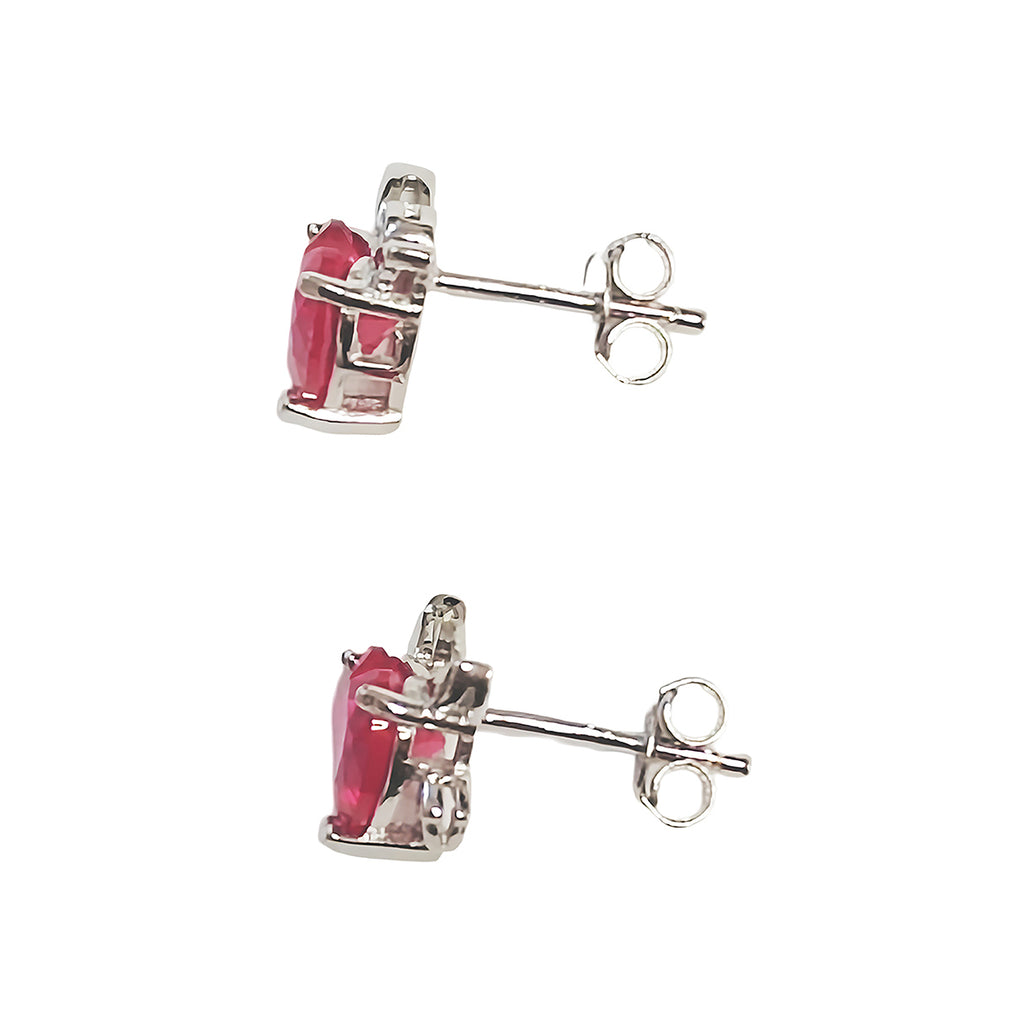 Aretes de Corazón, Plata .925, Ame Glam Pop